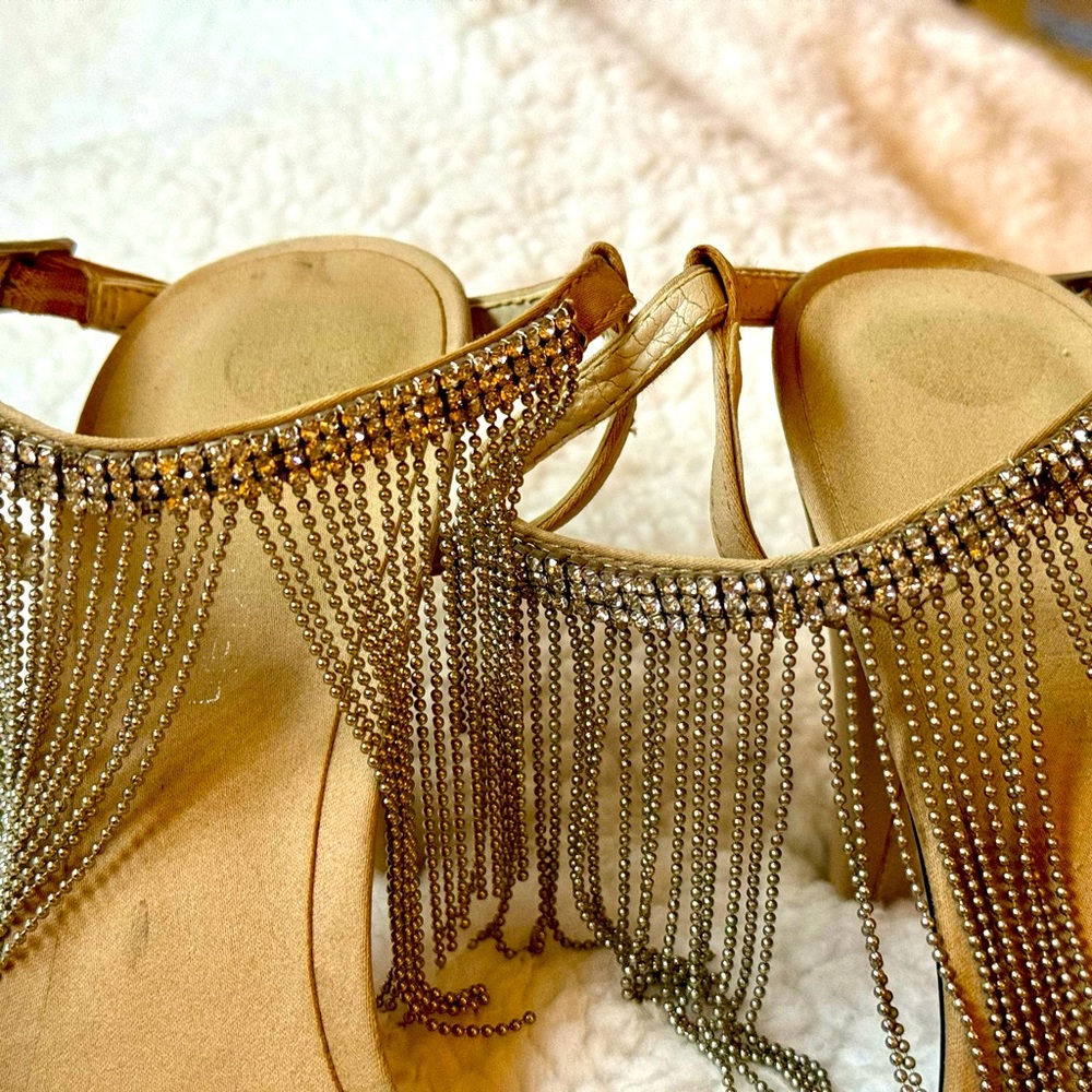 Super sexy Calvin Klein ankle strap heels size 8.5